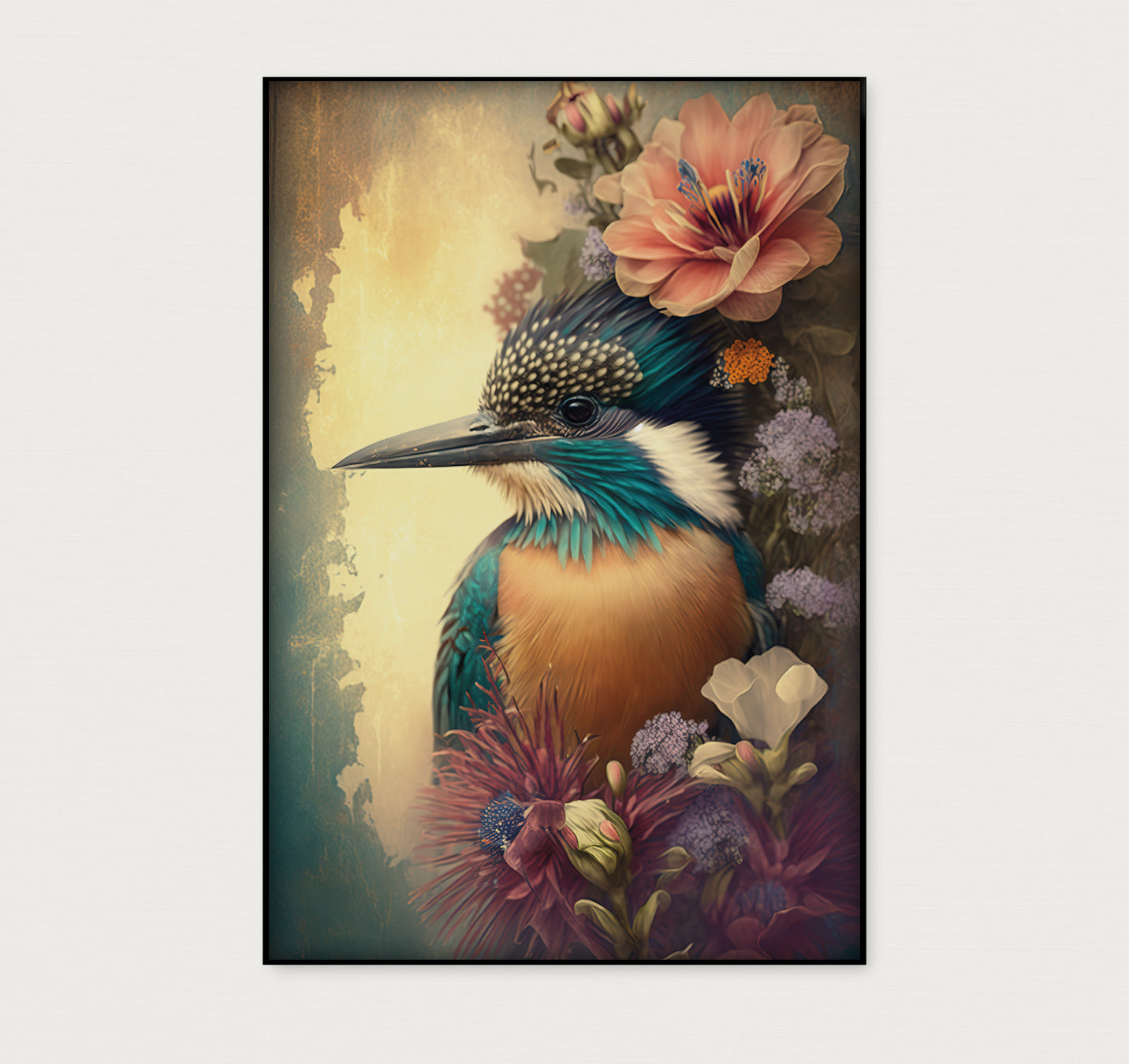 Ijsvogel · Artframe-Poster staand-House of Posters-House of Posters