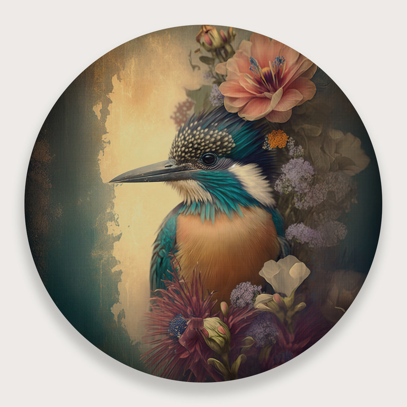 Ijsvogel · Muurcirkel-Muurcirkel-House of Posters-House of Posters