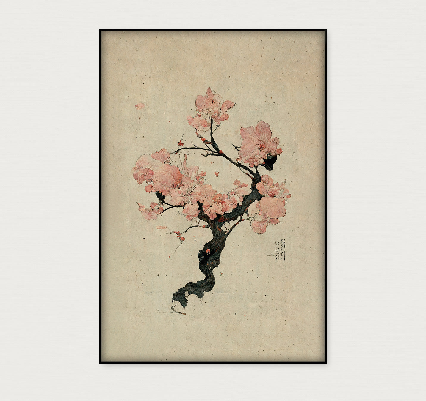 Japanse kersenbloesem · Artframe-Poster staand-House of Posters-House of Posters