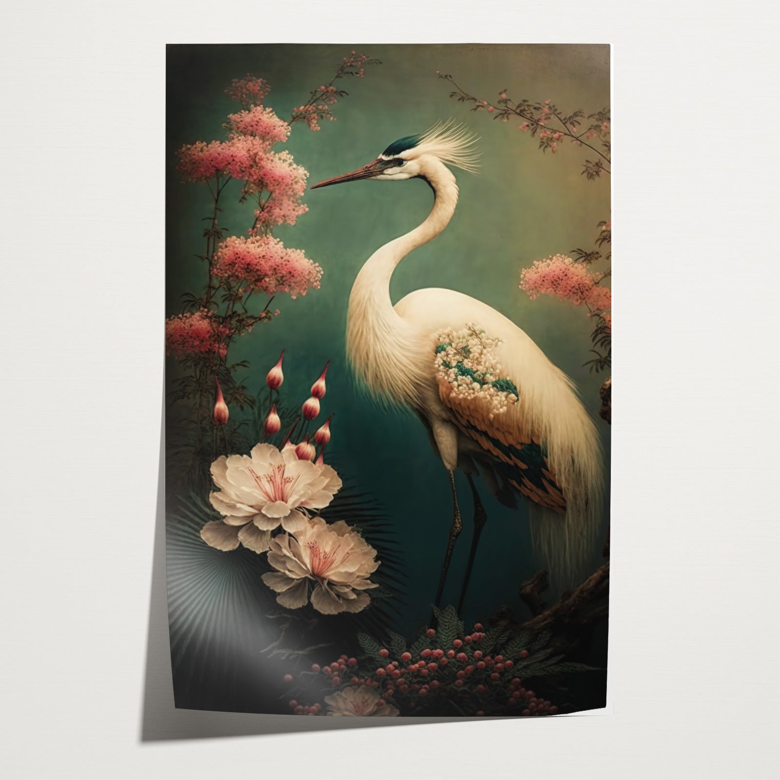 Japanse kraanvogel 2 · Papier-Poster staand-House of Posters-House of Posters