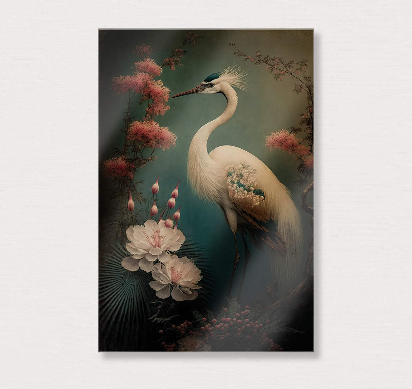 Japanse kraanvogel 2 · Plexiglas-Poster staand-House of Posters-House of Posters