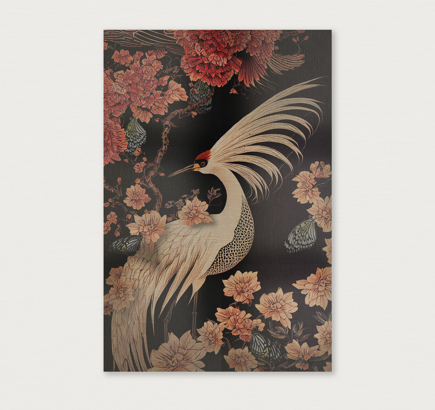 Japanse kraanvogel · Canvas-Poster staand-House of Posters-House of Posters