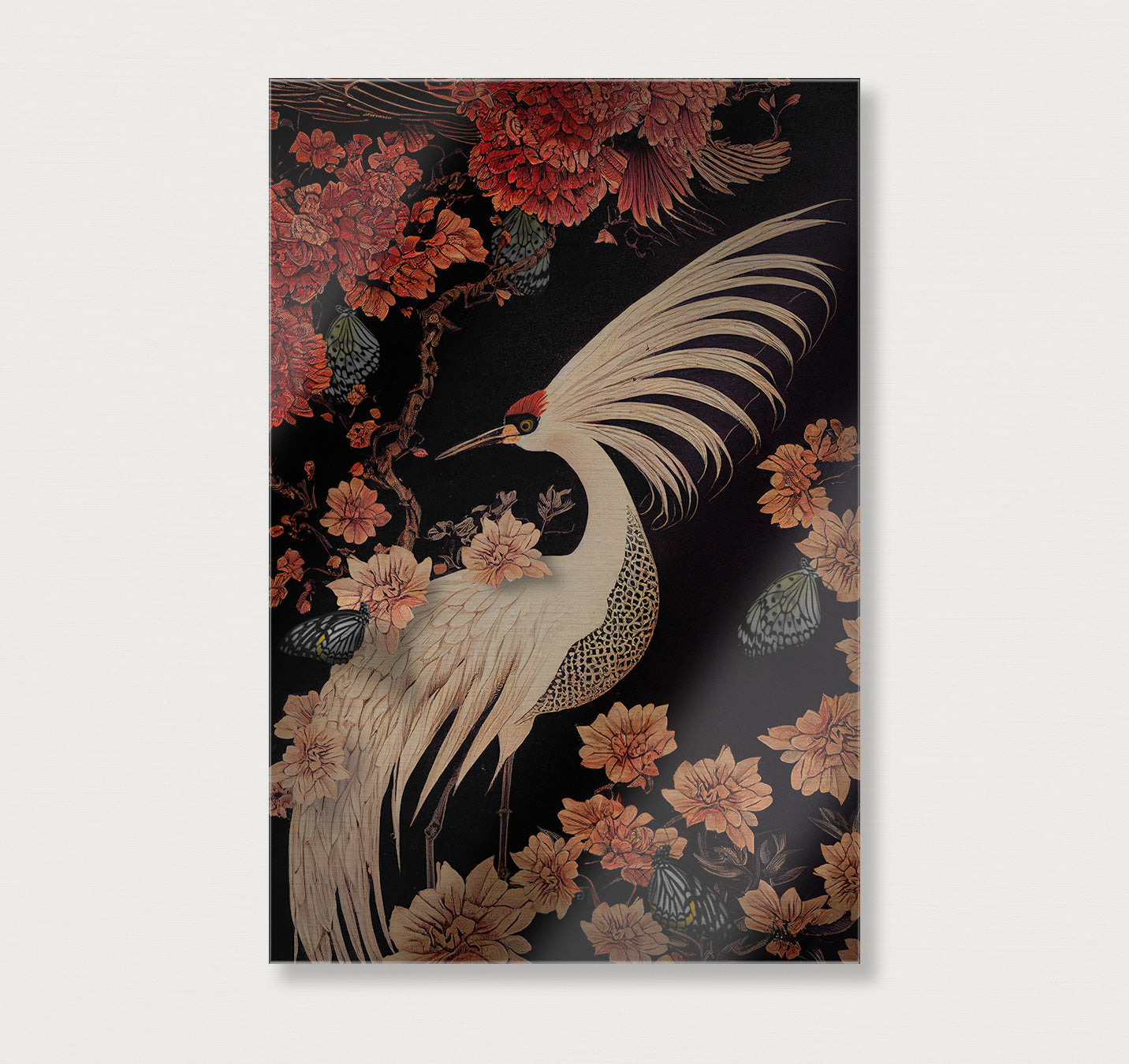 Japanse kraanvogel · Plexiglas-Poster staand-House of Posters-House of Posters