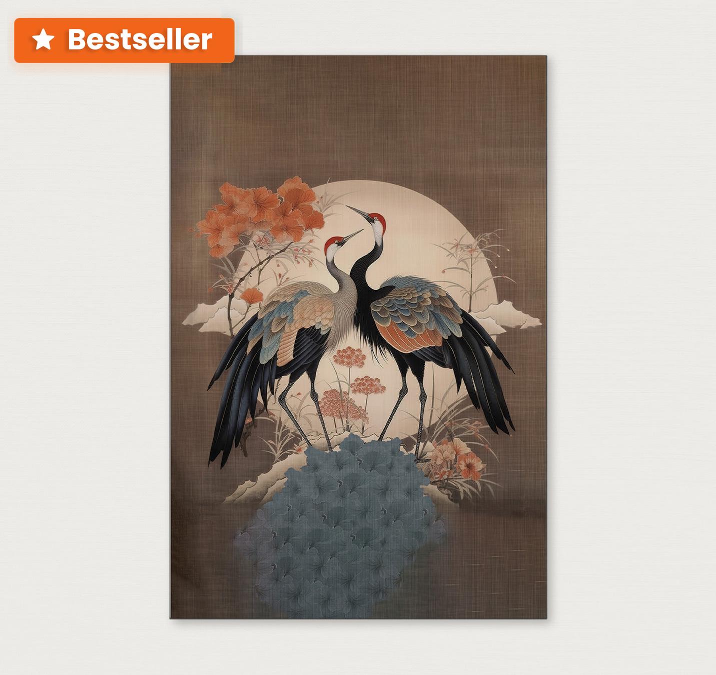 Japanse kraanvogels 2-Poster staand-House of Posters-House of Posters