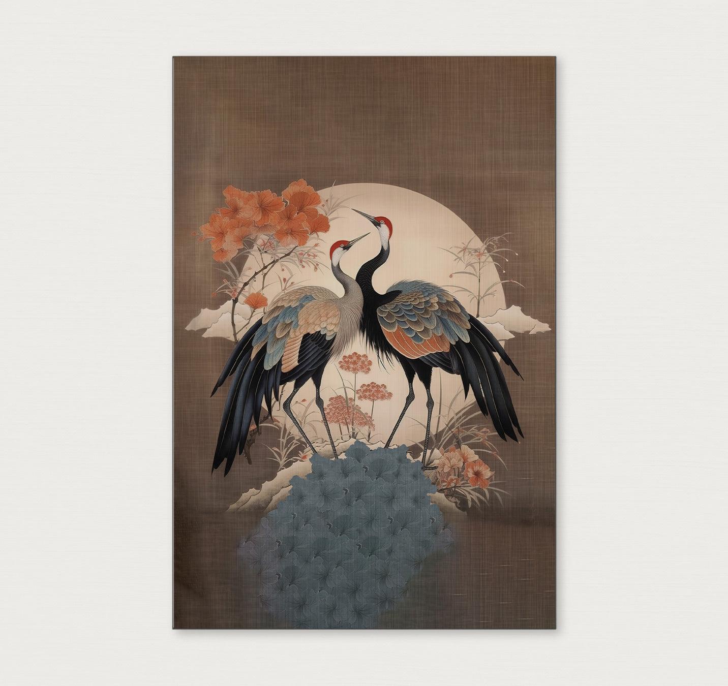 Japanse kraanvogels 2-Poster staand-House of Posters-House of Posters
