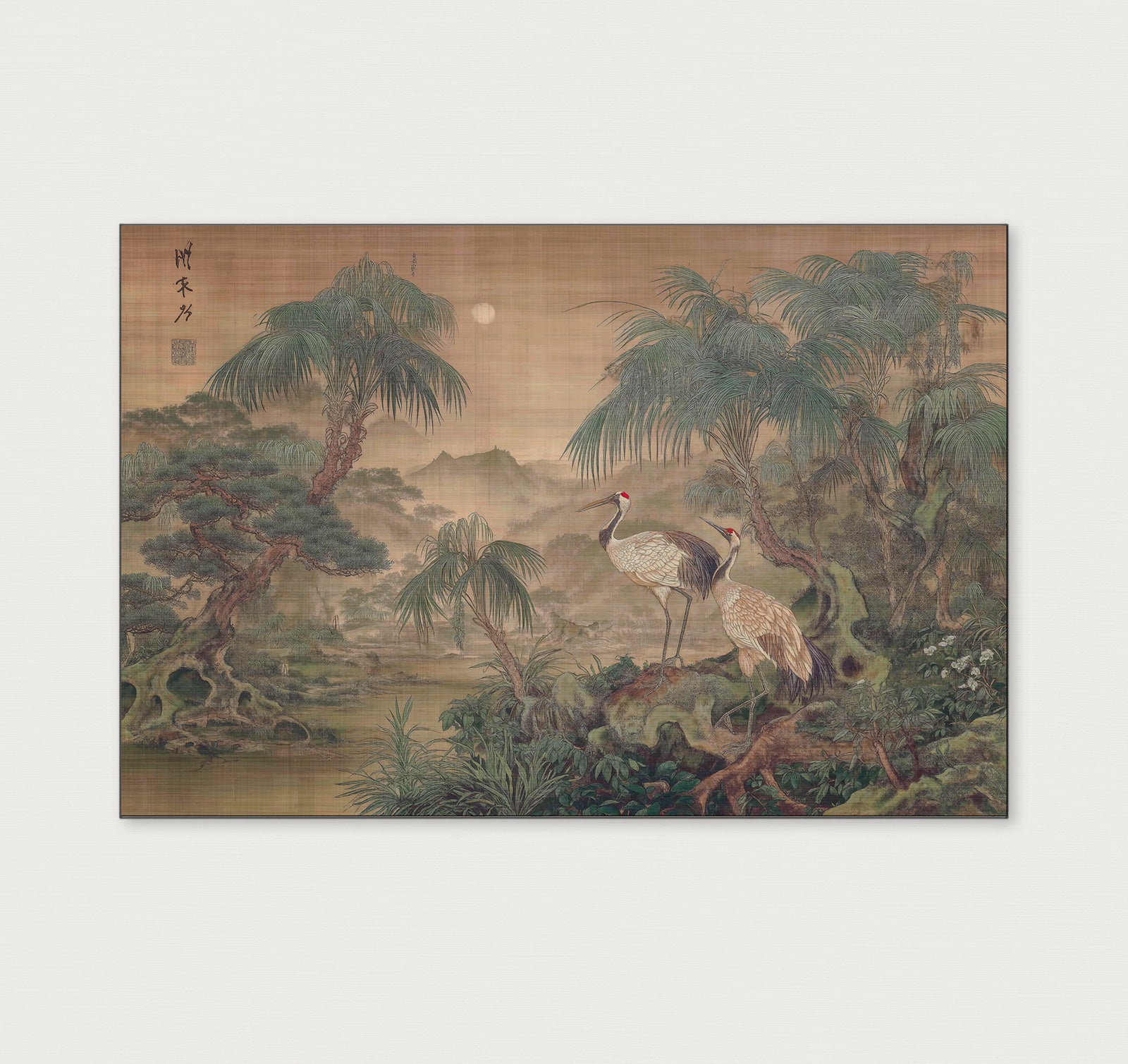 Japanse kraanvogels 5-Poster liggend-House of Posters-House of Posters