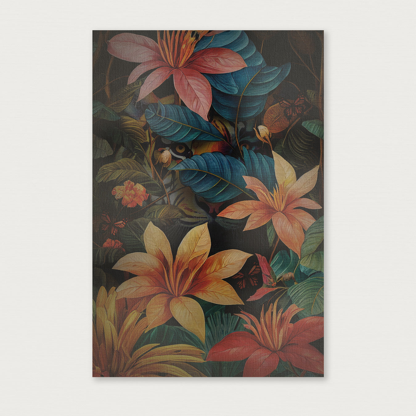Jungle Tijger · Canvas-Poster staand-House of Posters-House of Posters