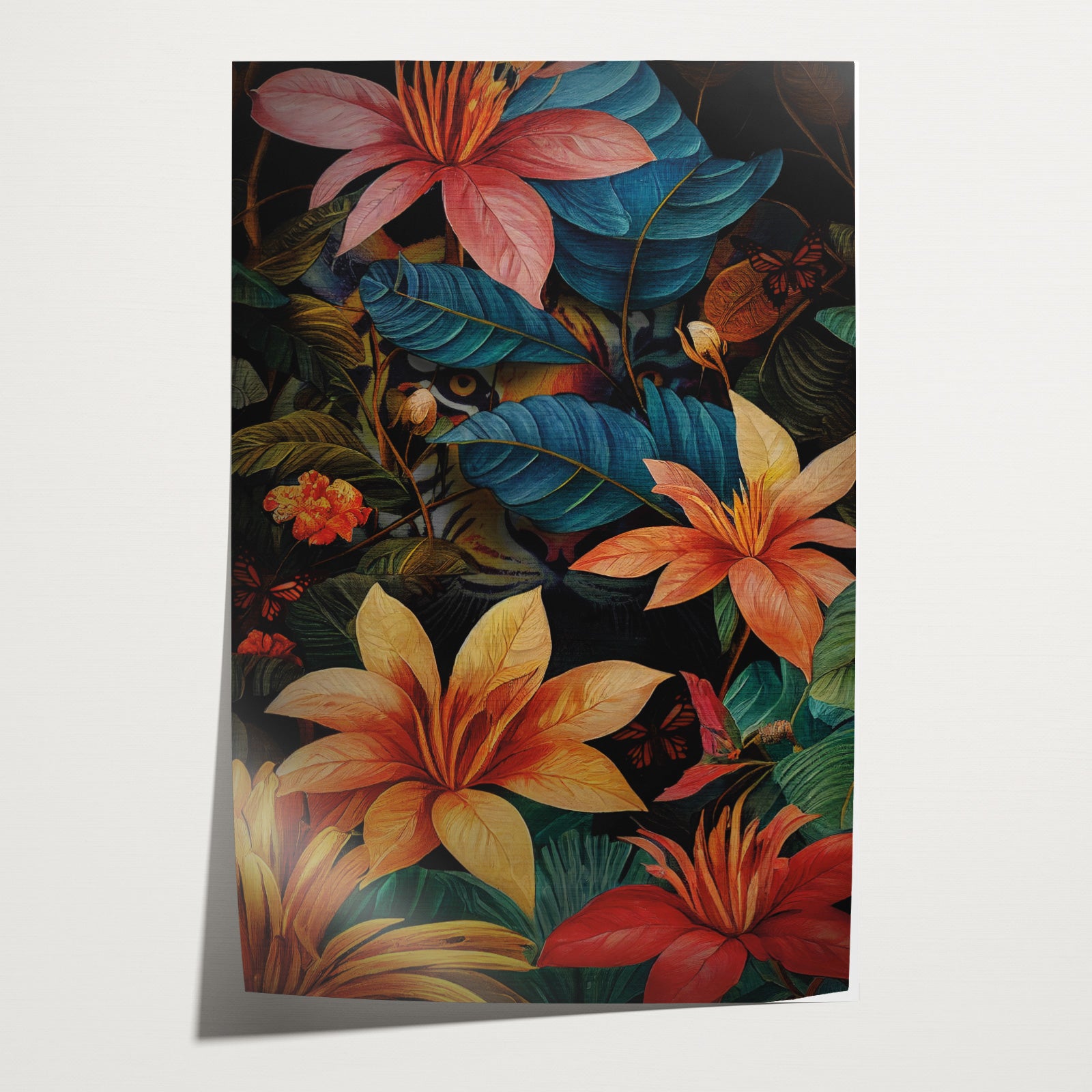 Jungle Tijger · Papier-Poster staand-House of Posters-House of Posters
