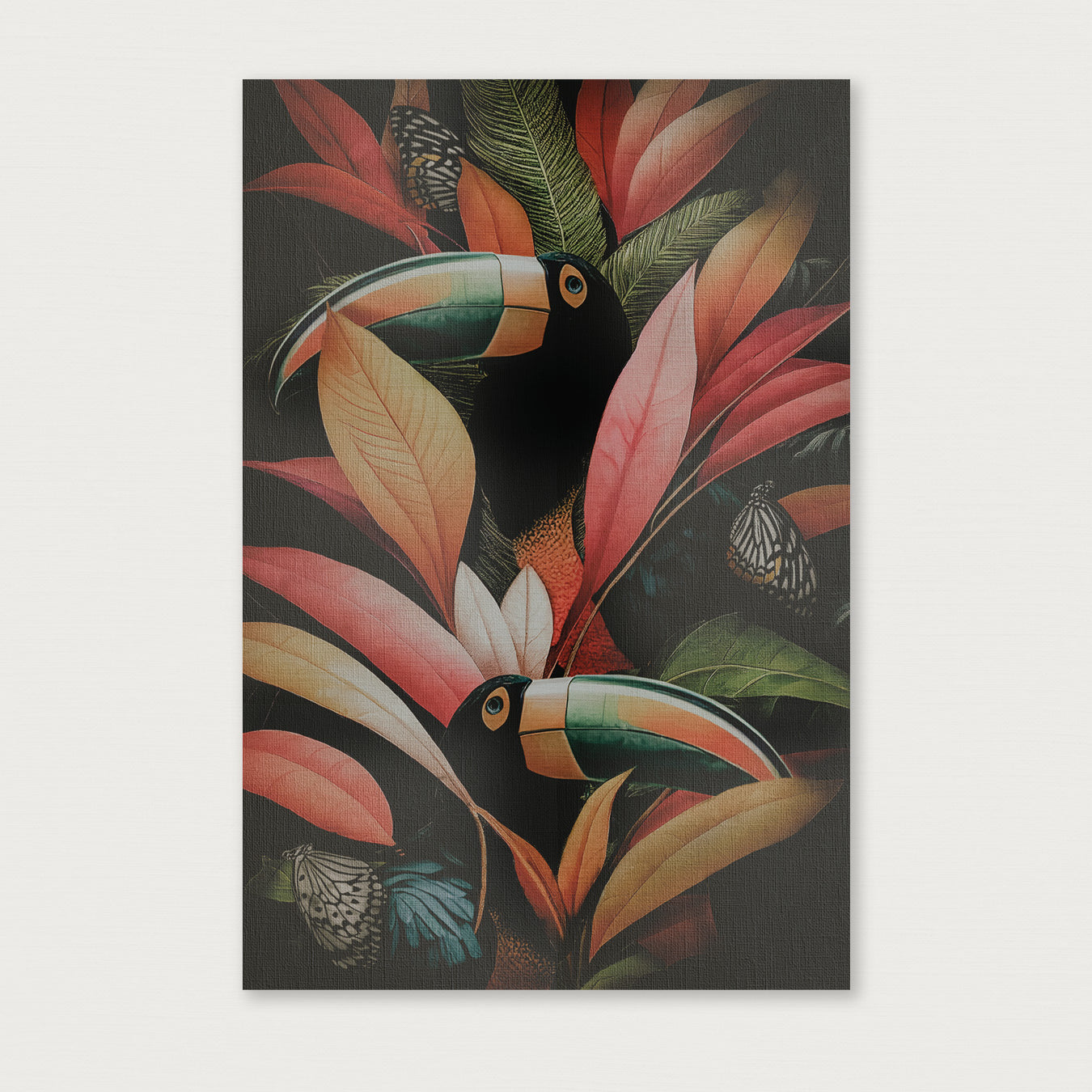 Jungle Toekans · Canvas-Poster staand-House of Posters-House of Posters