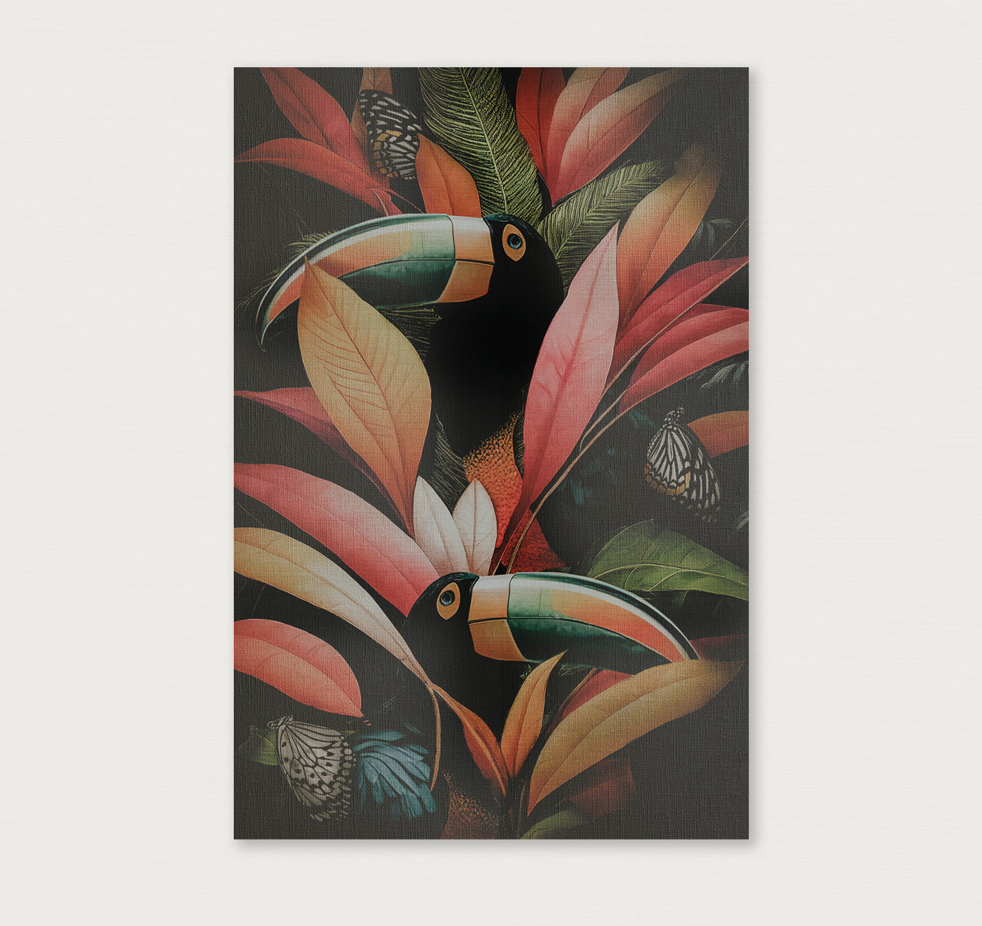 Jungle Toekans · Canvas-Poster staand-House of Posters-House of Posters