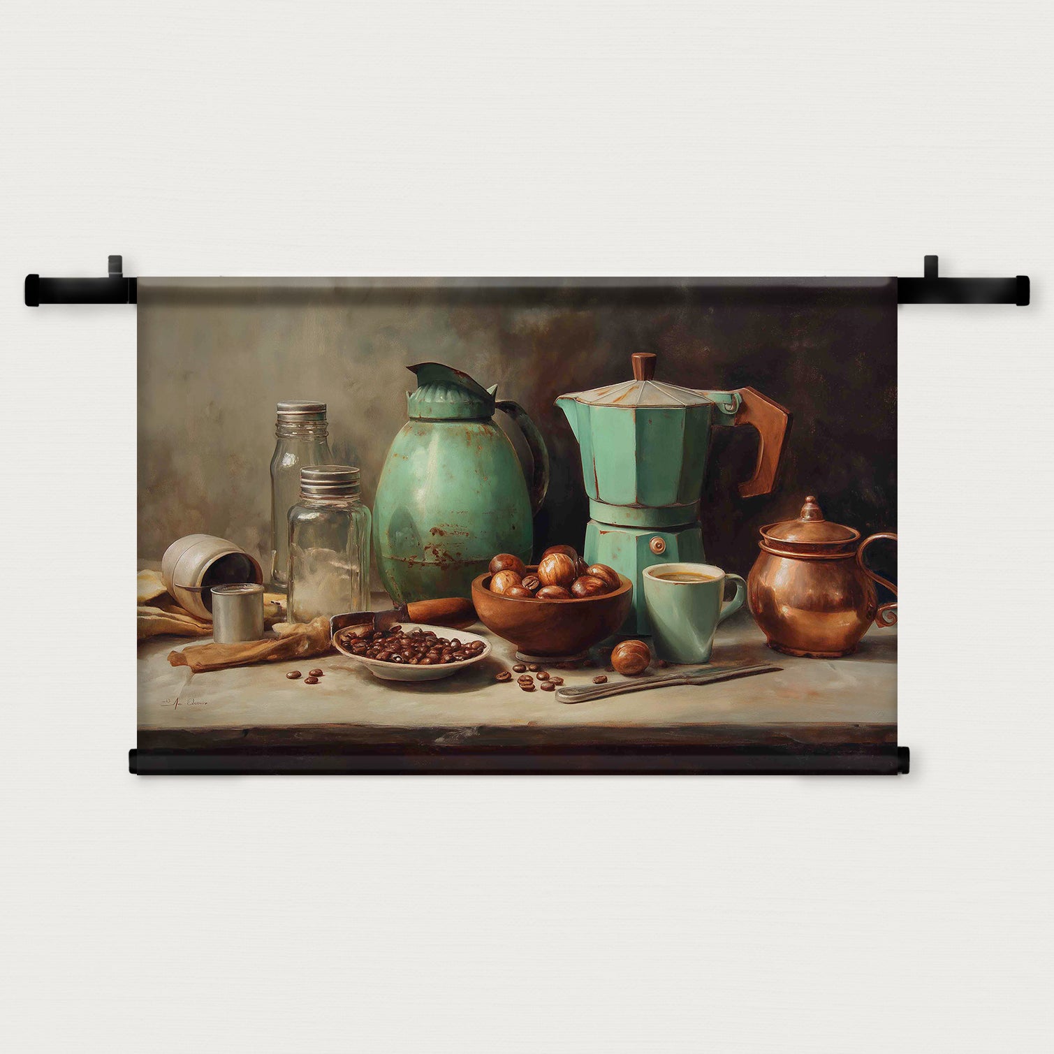 Koffie · Wandkleed-Wandkleed-House of Posters-House of Posters