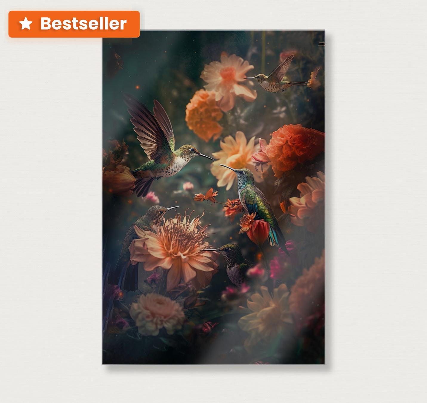 Kolibries 2 · Plexiglas-Poster staand-House of Posters-House of Posters
