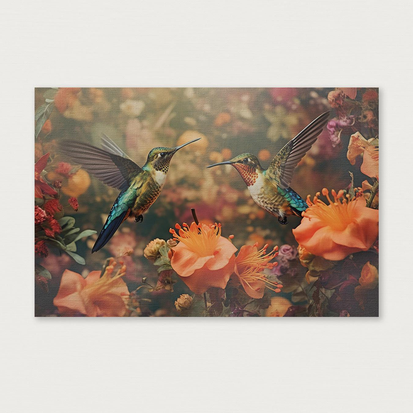 Kolibries 3 · Canvas-Poster liggend-House of Posters-House of Posters