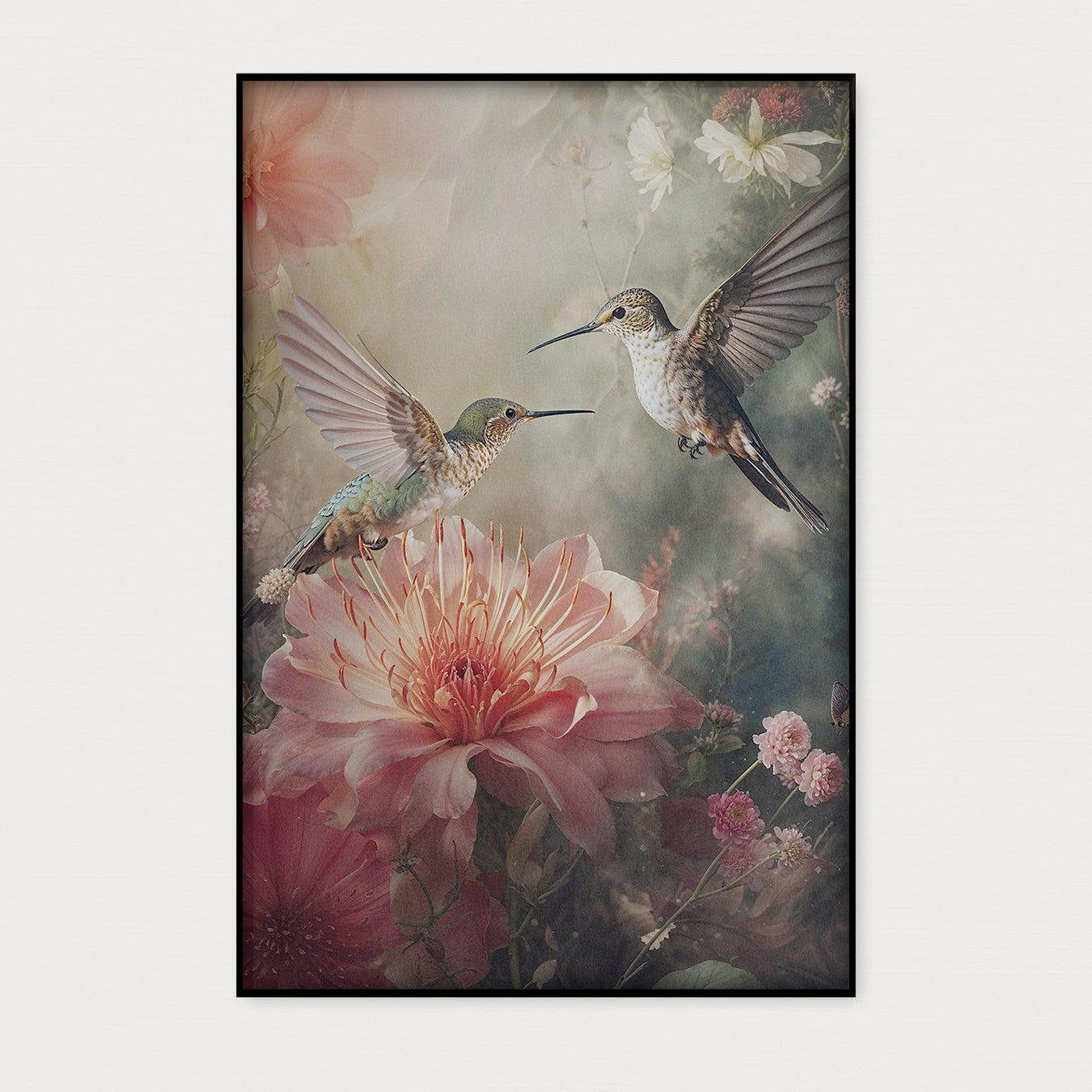 Kolibries 4 · Akoestisch paneel-Poster staand-House of Posters-House of Posters