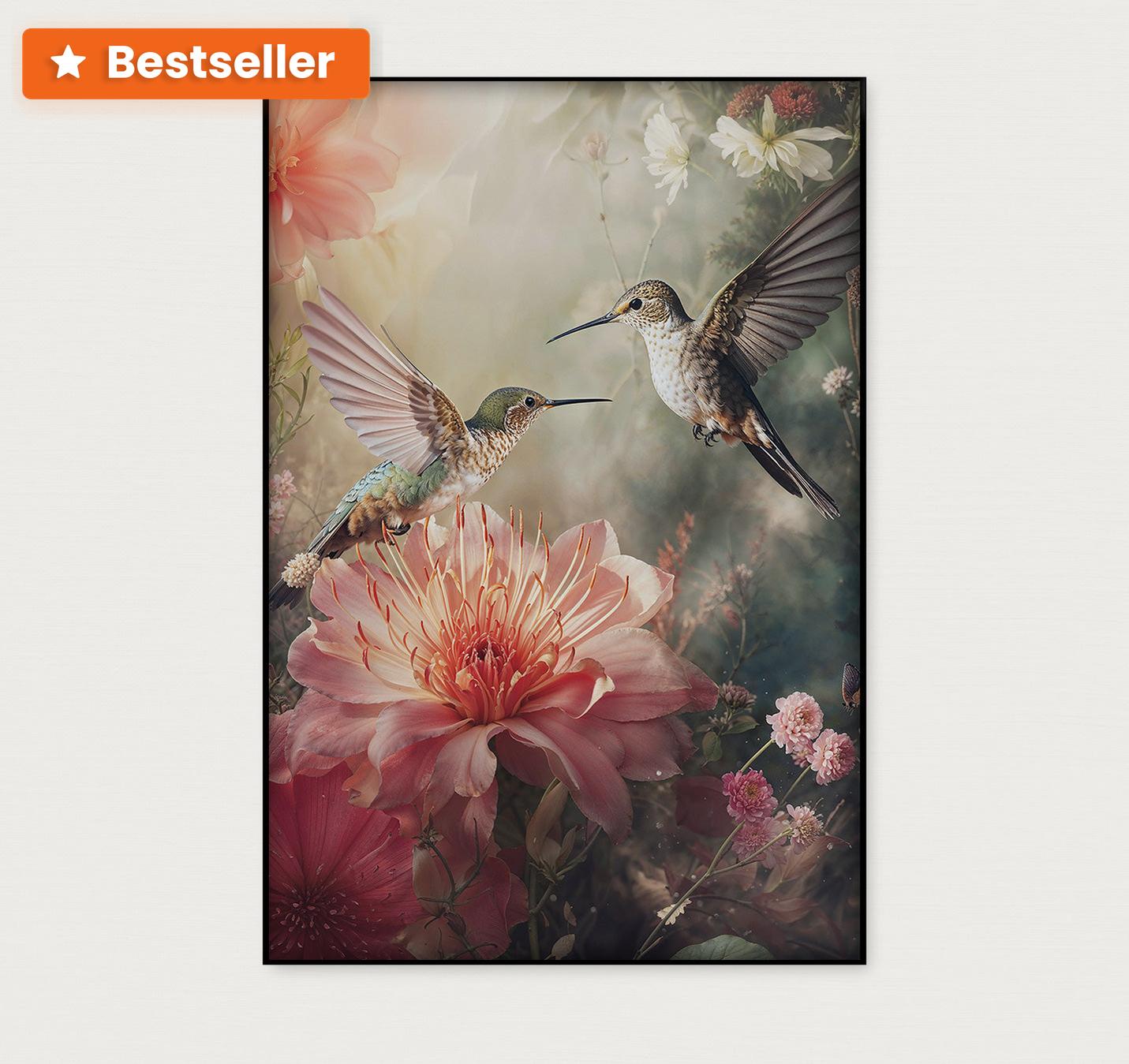 Kolibries 4 · Artframe-Poster staand-House of Posters-House of Posters