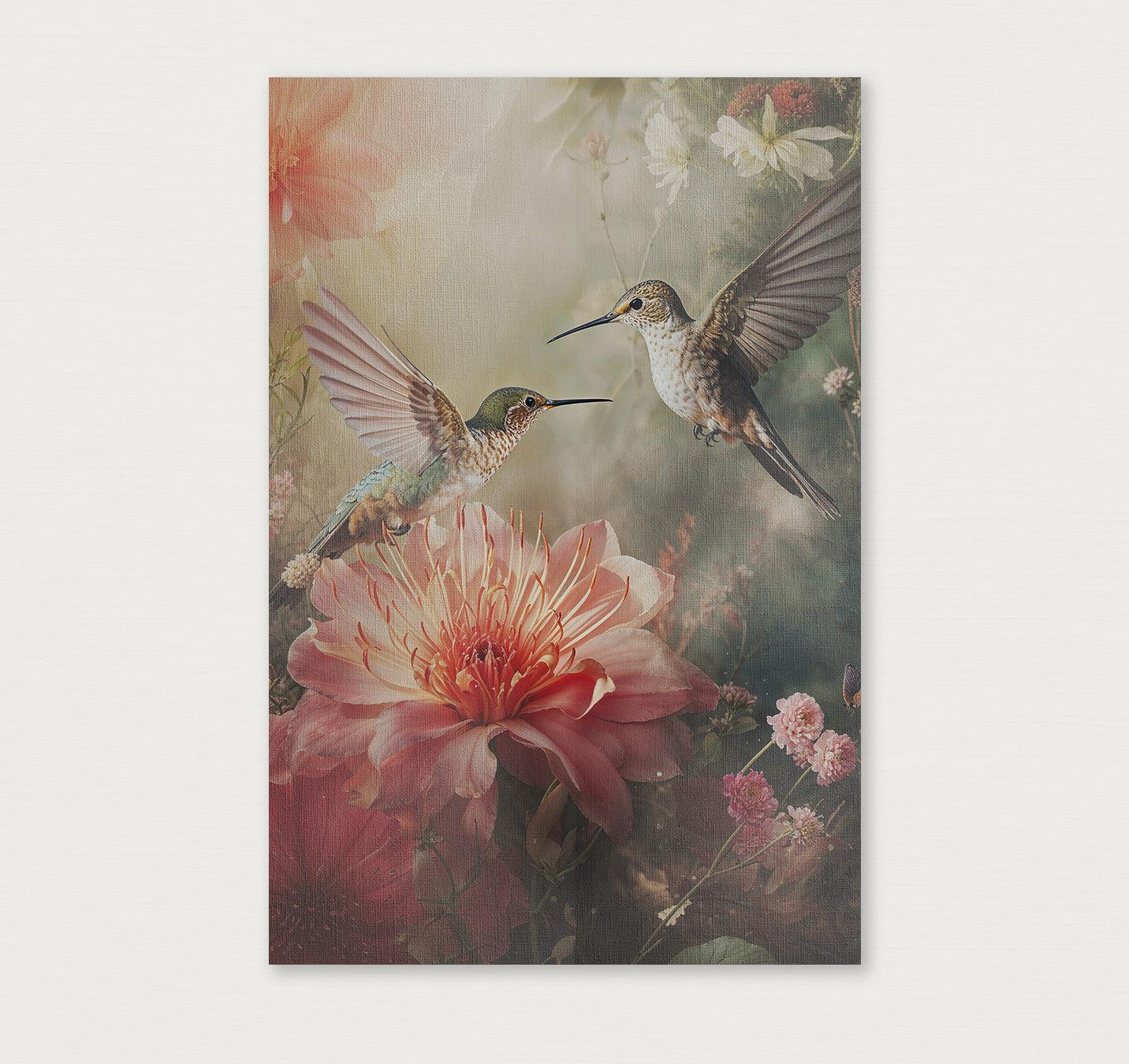 Kolibries 4 · Canvas-Poster staand-House of Posters-House of Posters
