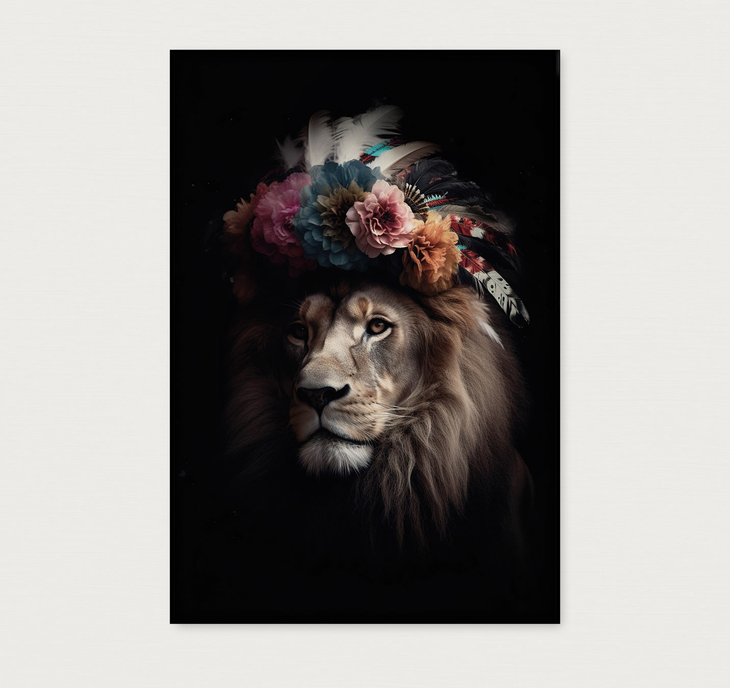 Leeuw 5 · Artframe-Poster staand-House of Posters-House of Posters