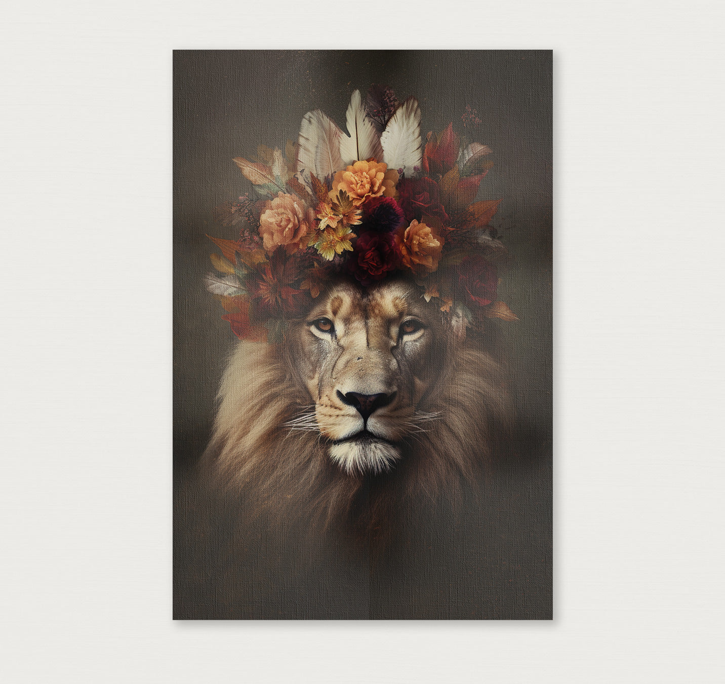 Leeuw 6 · Canvas-Poster staand-House of Posters-House of Posters