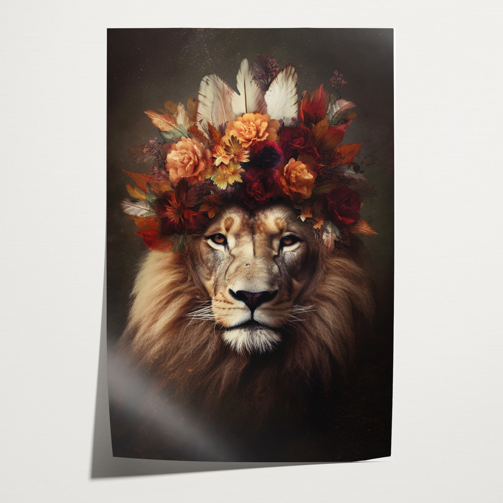 Leeuw 6 · Papier-Poster staand-House of Posters-House of Posters