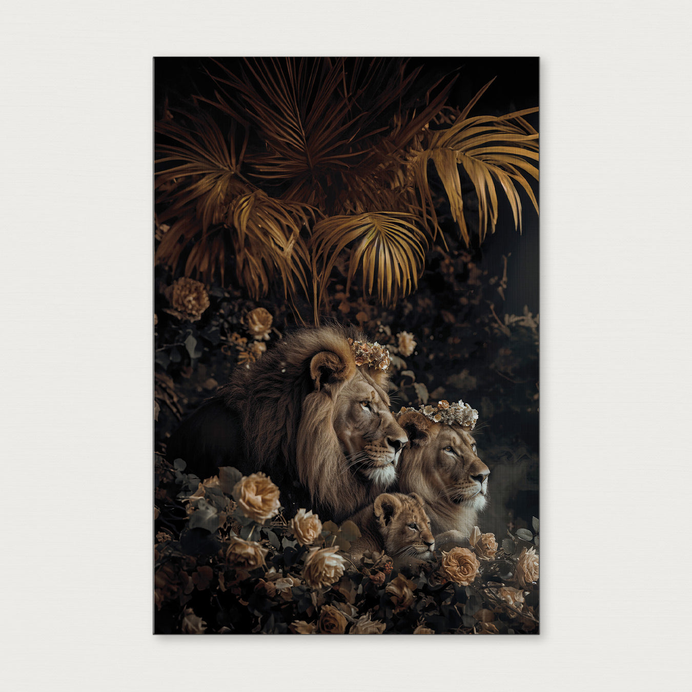 Leeuw family-Poster staand-House of Posters-House of Posters