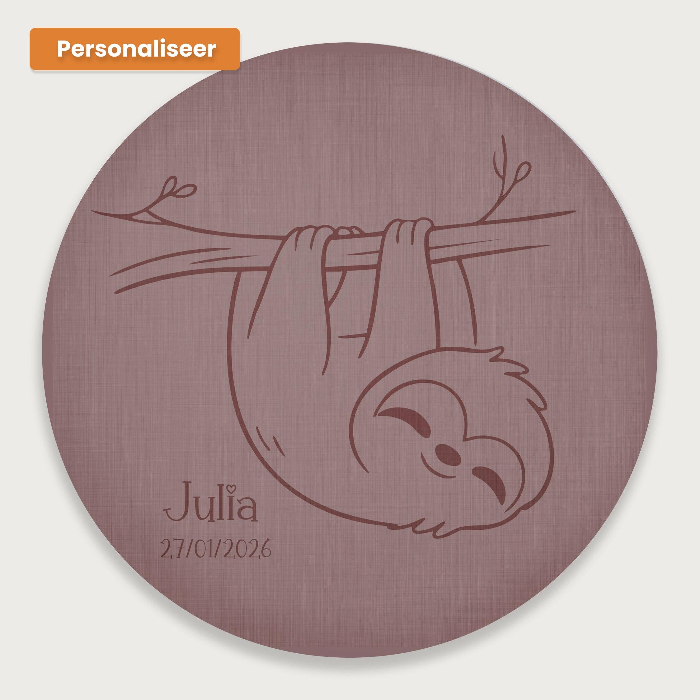 Luiaard · Muurcirkel-Muurcirkel-House of Posters-House of Posters