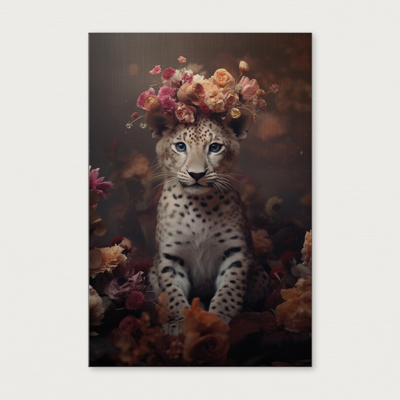 Luipaard jong-Poster staand-House of Posters-House of Posters