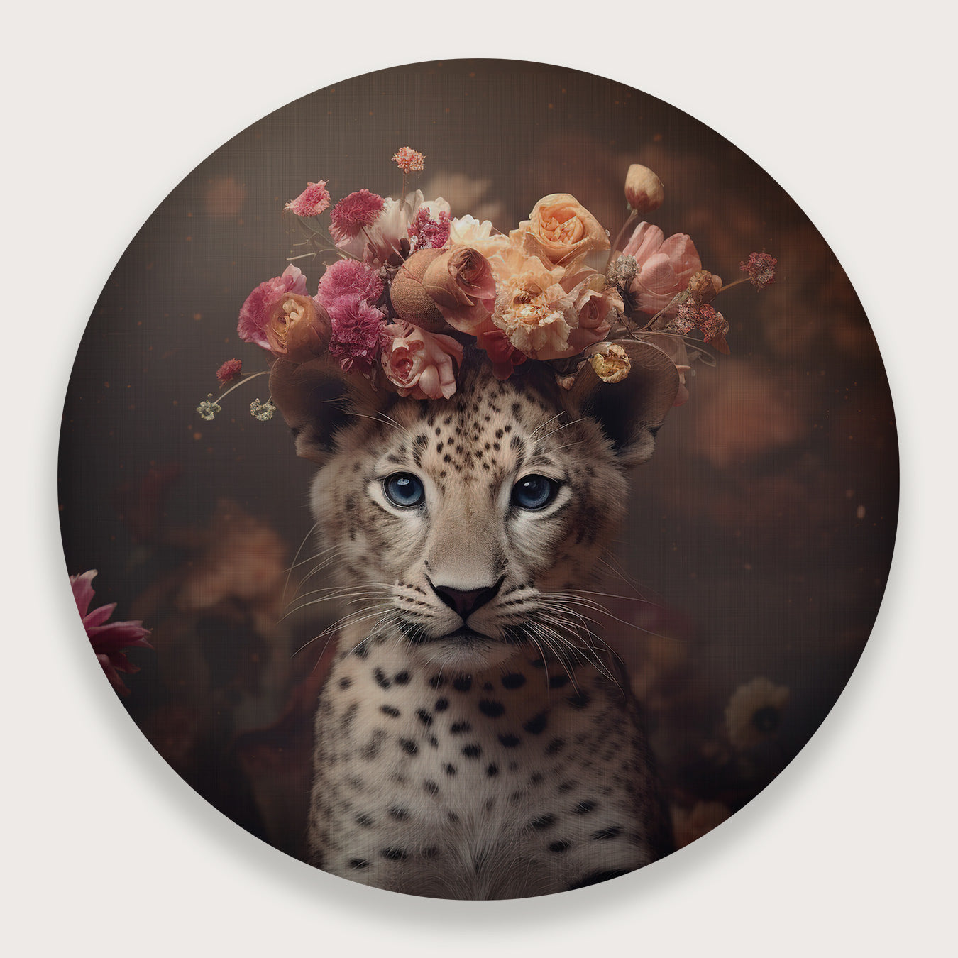 Luipaard jong · Muurcirkel-Muurcirkel-House of Posters-House of Posters