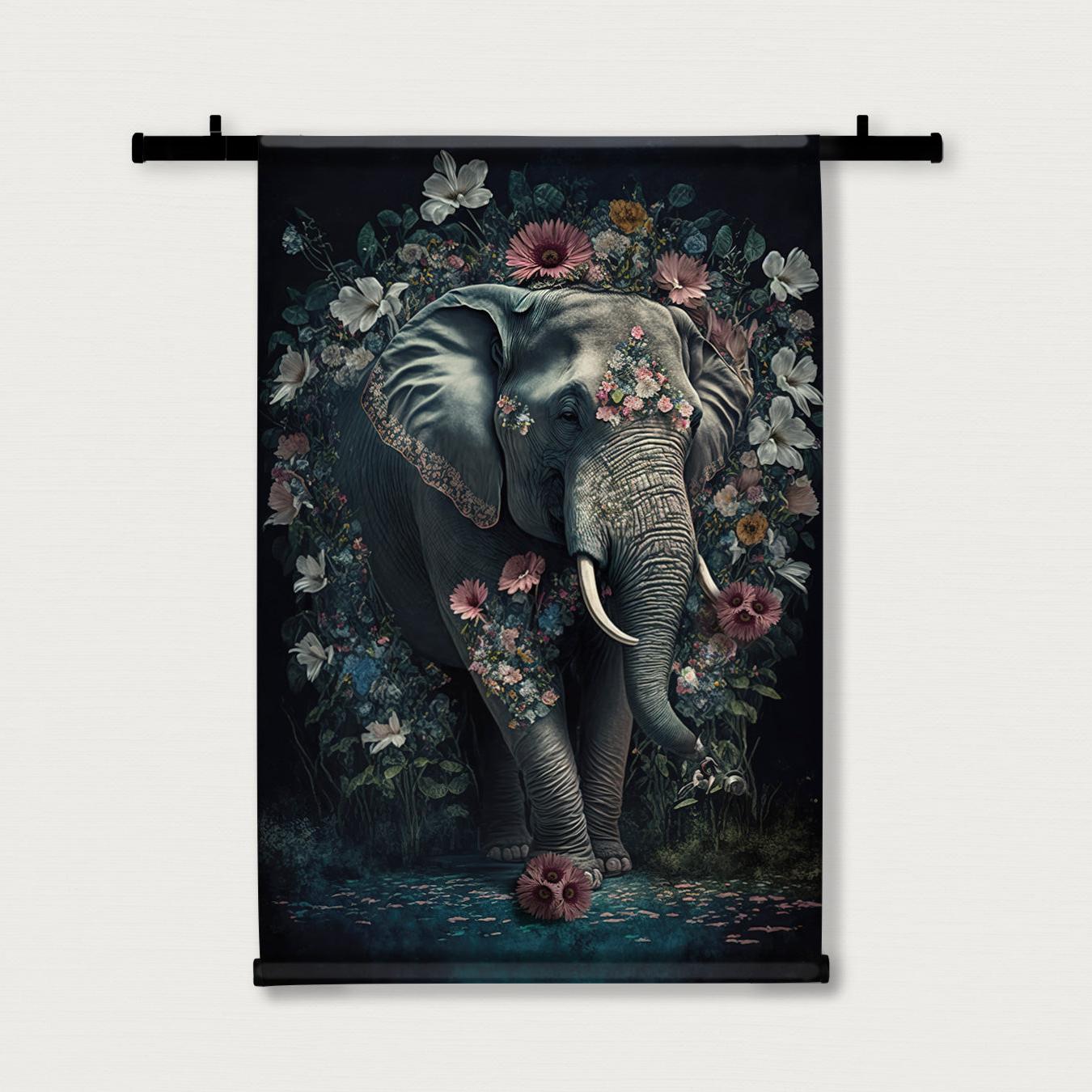 Olifant · Wandkleed-Wandkleed-House of Posters-House of Posters