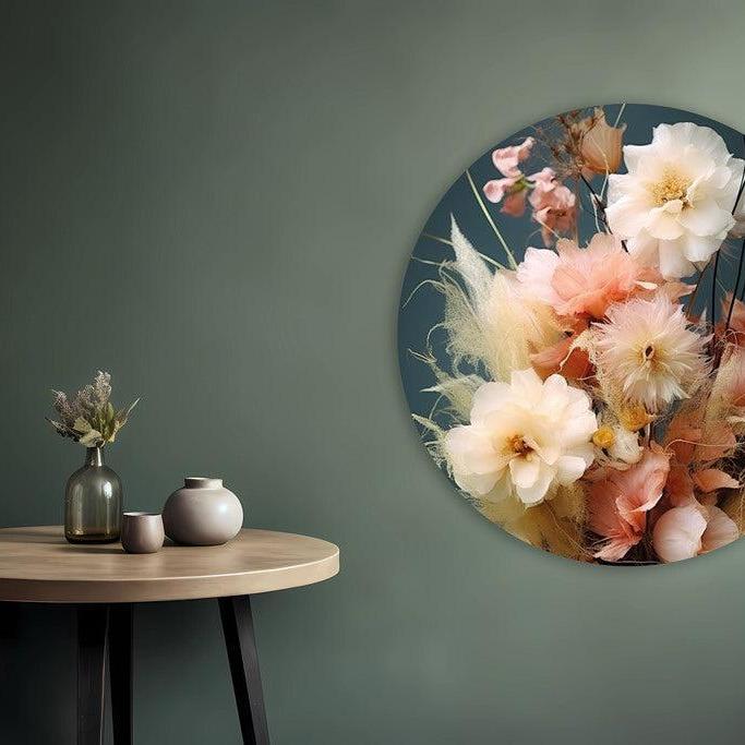 Schilderij op dibond - moderne wanddecoratie van metaal met matte finish