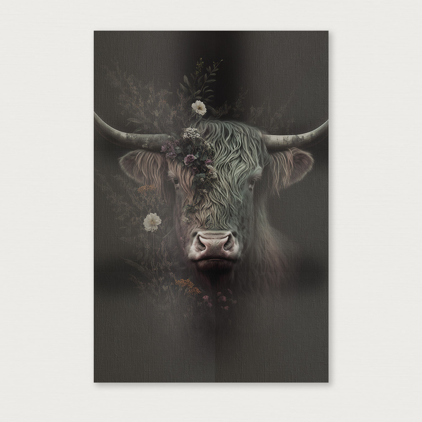 Schotse hooglander · Canvas-Poster staand-House of Posters-House of Posters