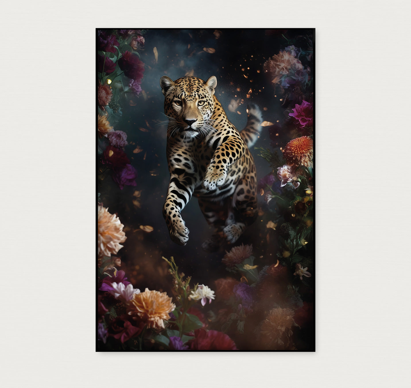Springend Luipaard 2 · Artframe-Poster staand-House of Posters-House of Posters