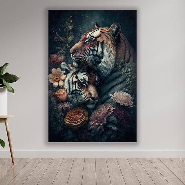 Schilderij op dibond - moderne wanddecoratie van metaal met matte finish