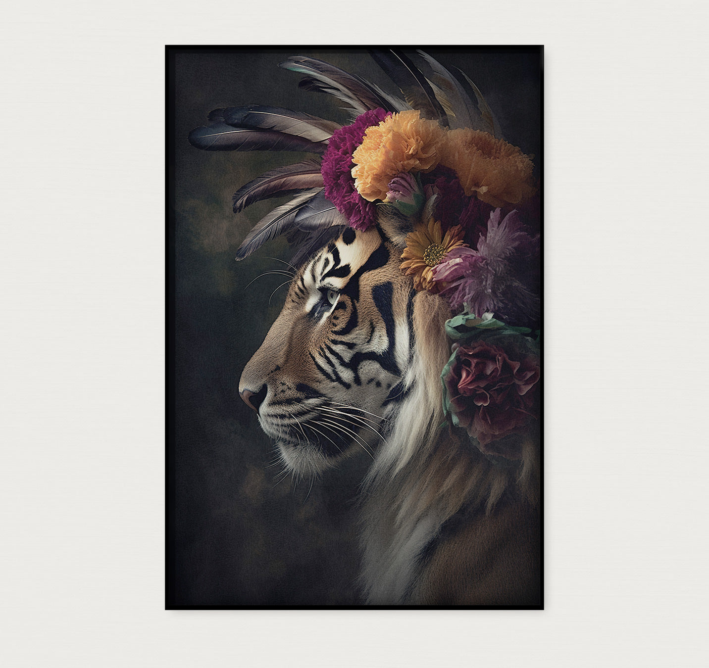 Tijger 6 · Akoestisch paneel-Poster staand-House of Posters-House of Posters