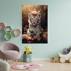 Schilderij op dibond - moderne wanddecoratie van metaal met matte finish