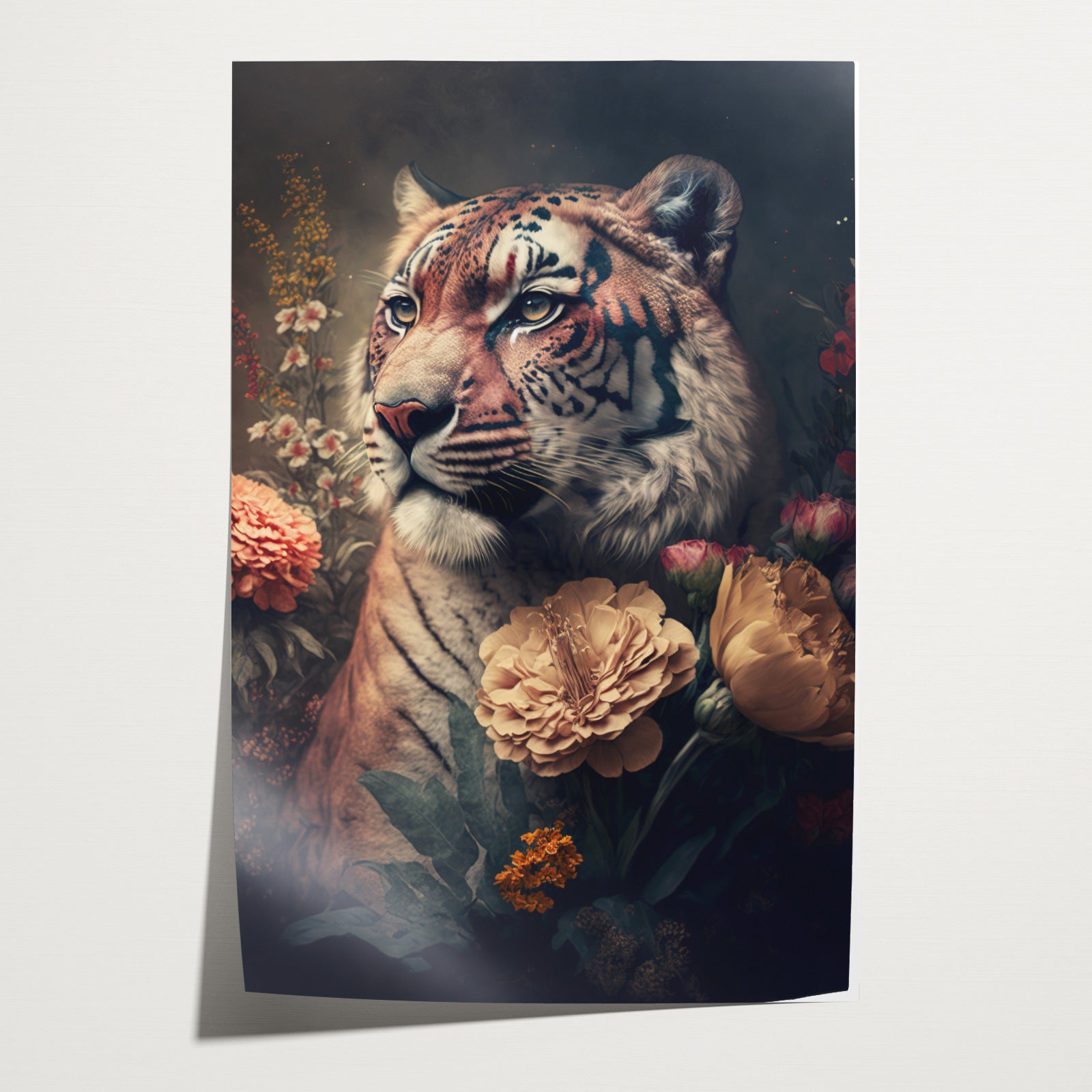 Tijger · Papier-Poster staand-House of Posters-House of Posters