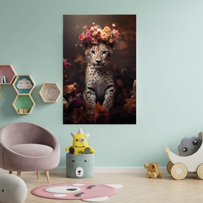 Schilderij op dibond - moderne wanddecoratie van metaal met matte finish