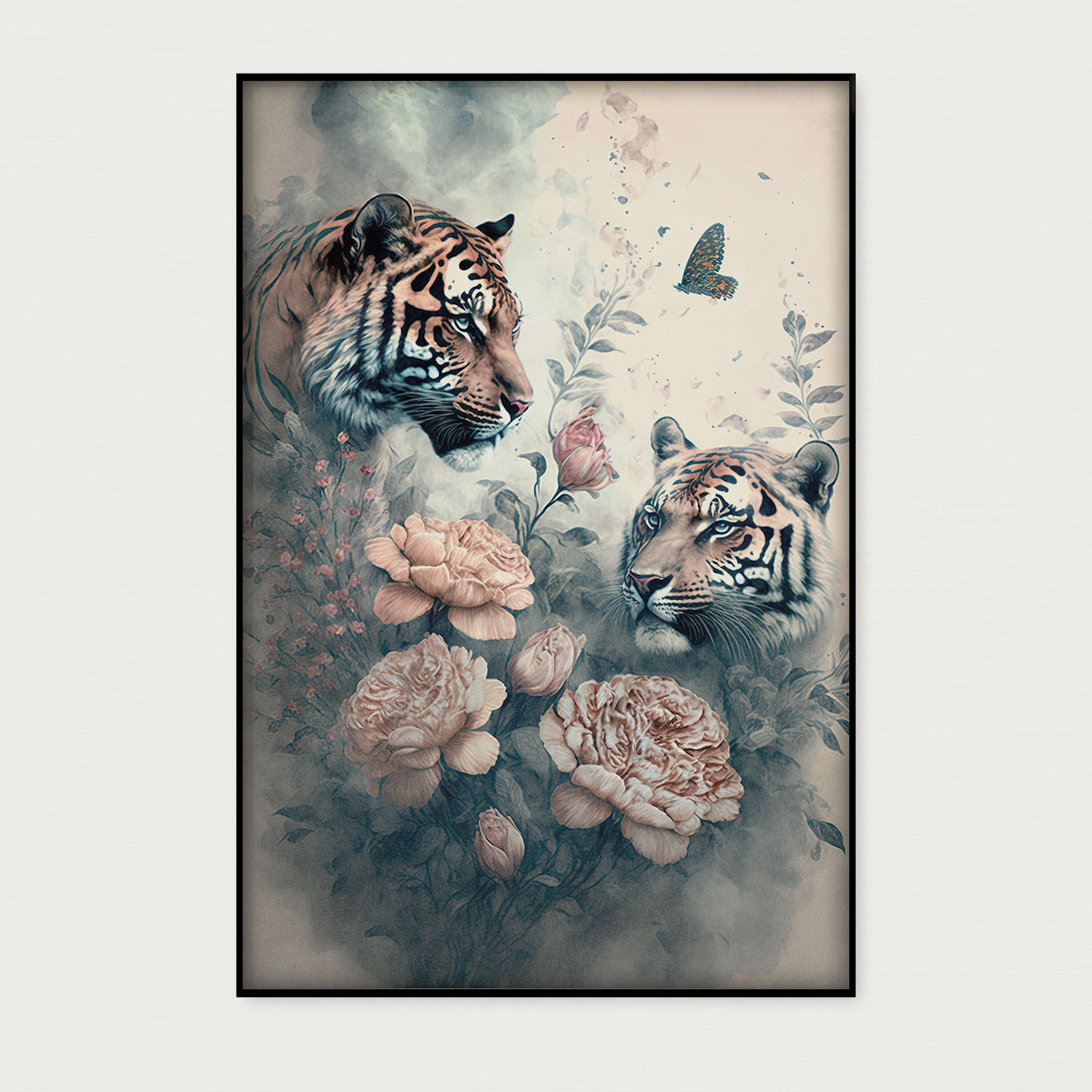 Tijgers · Akoestisch paneel-Poster staand-House of Posters-House of Posters