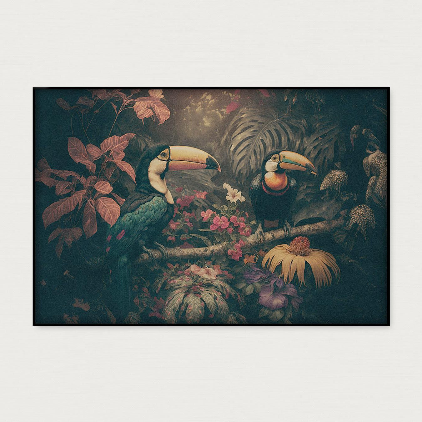 Toekans 2 · Akoestisch paneel-Poster liggend-House of Posters-House of Posters