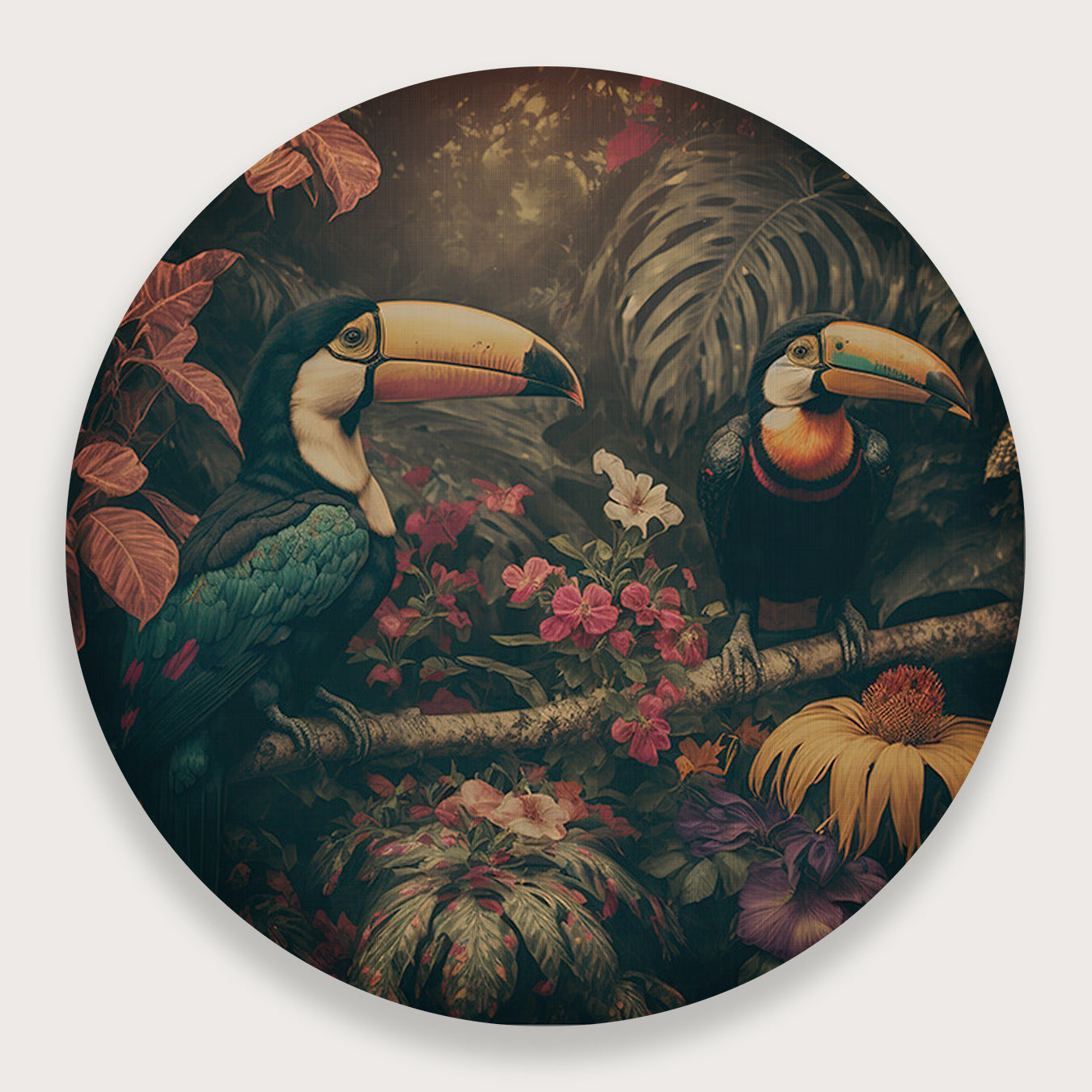 Toekans 2 · Muurcirkel-Muurcirkel-House of Posters-House of Posters