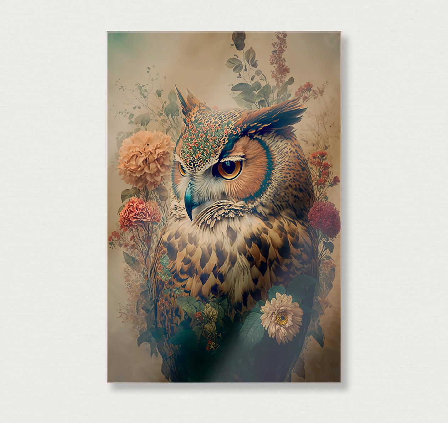 Uil 2 · Plexiglas-Poster staand-House of Posters-House of Posters