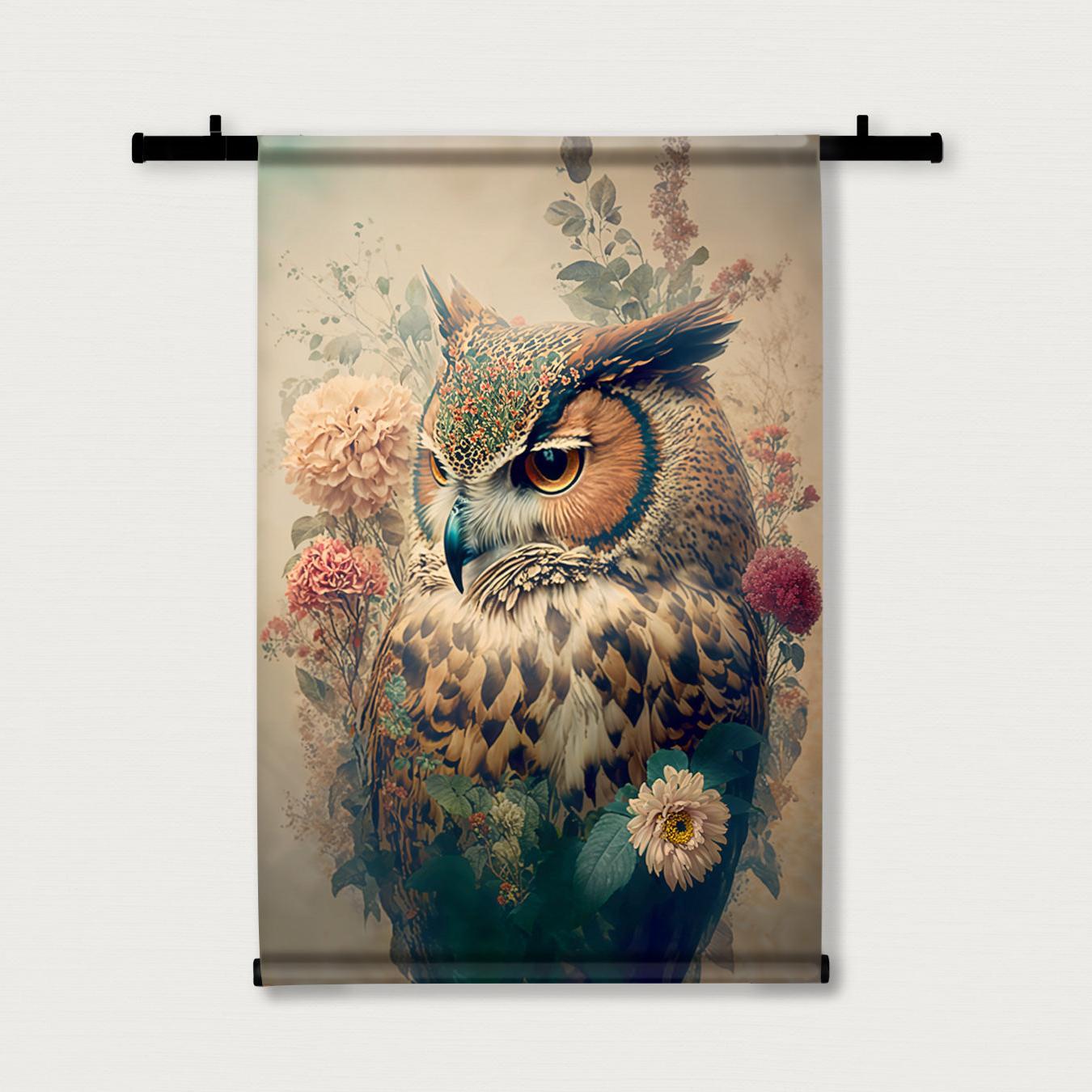 Uil 2 · Wandkleed-Wandkleed-House of Posters-House of Posters