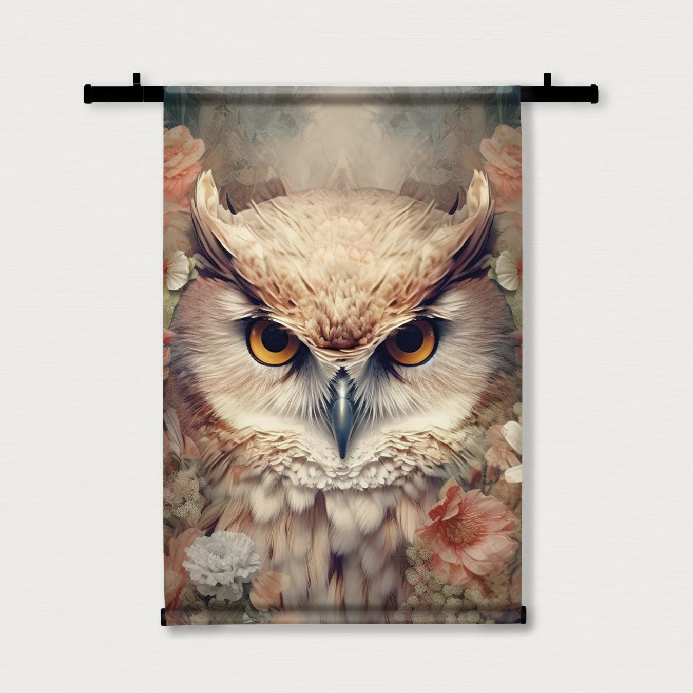 Uil 8 · Wandkleed-Wandkleed-House of Posters-House of Posters