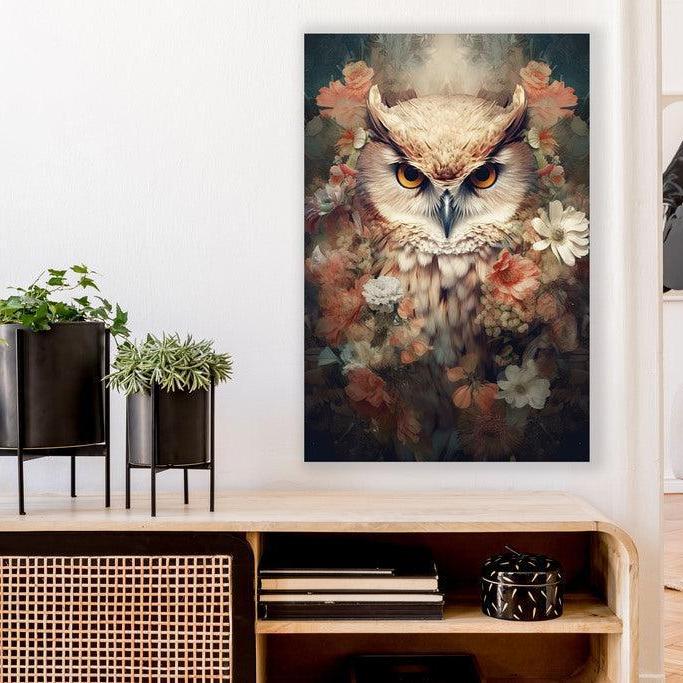 Schilderij op dibond - moderne wanddecoratie van metaal met matte finish