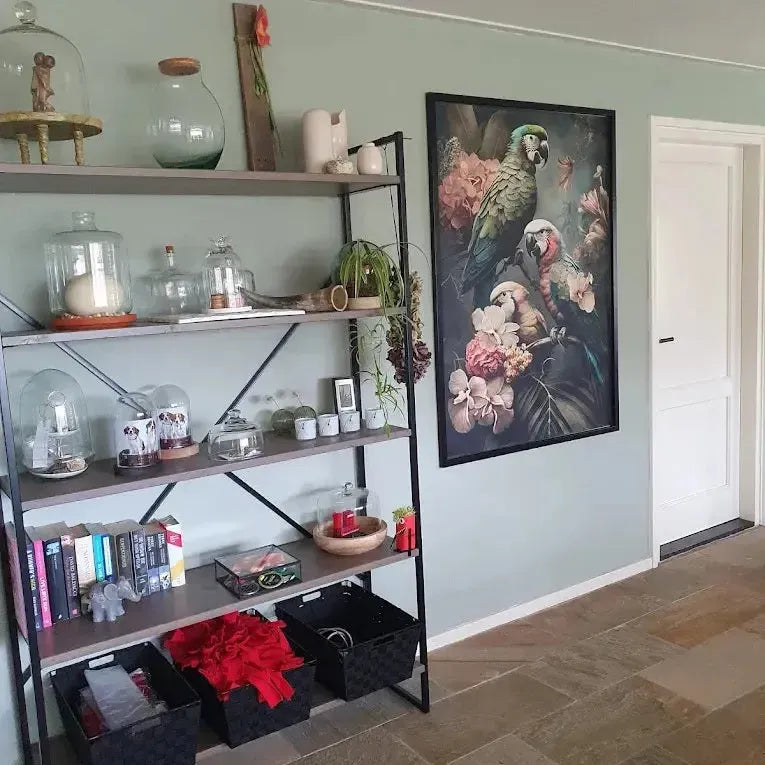 klantfoto schilderij vogels