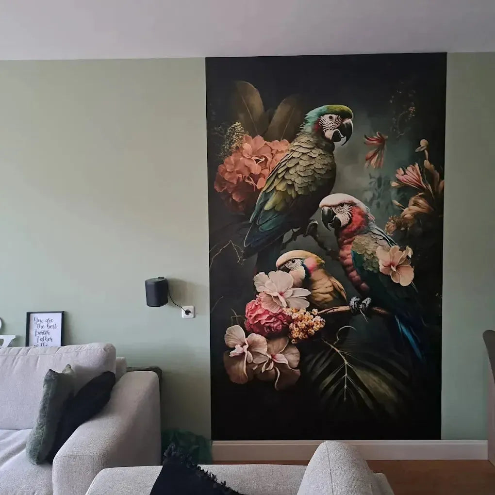 klantfoto fotobehang vogels