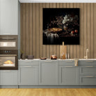 vierkant schilderij landelijk met appeltaart house of posters