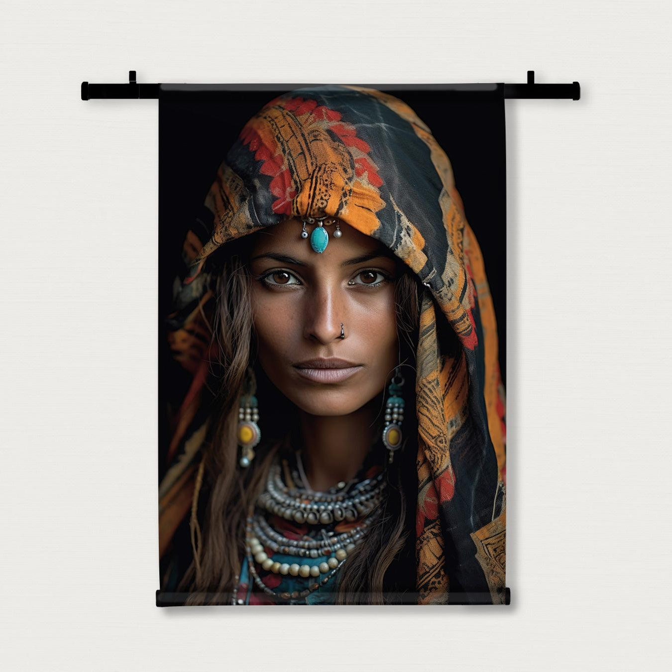 Vrouw 4 | Wandkleed | Velours | 120x180 cm | Tweedekans-Wandkleed-House of Posters-House of Posters