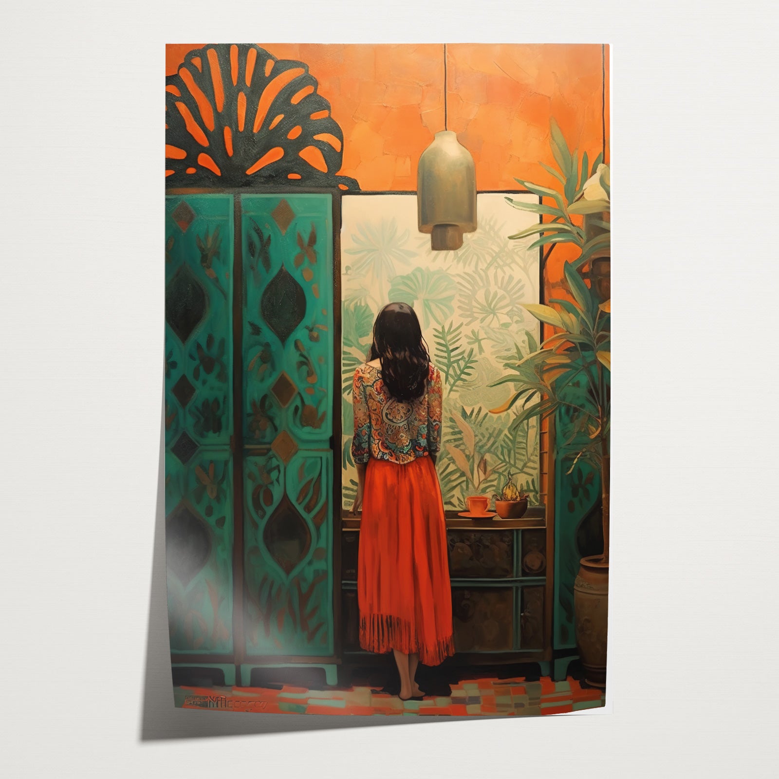 Vrouw · Papier-Poster staand-House of Posters-House of Posters
