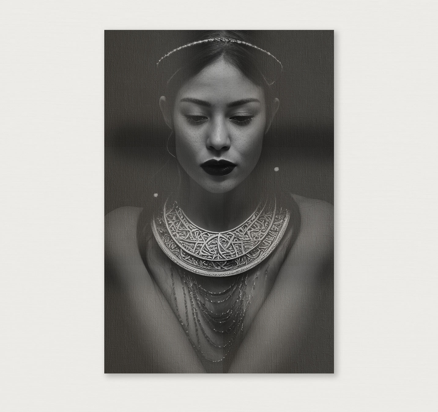 Vrouw Portret · Canvas-Poster staand-House of Posters-House of Posters