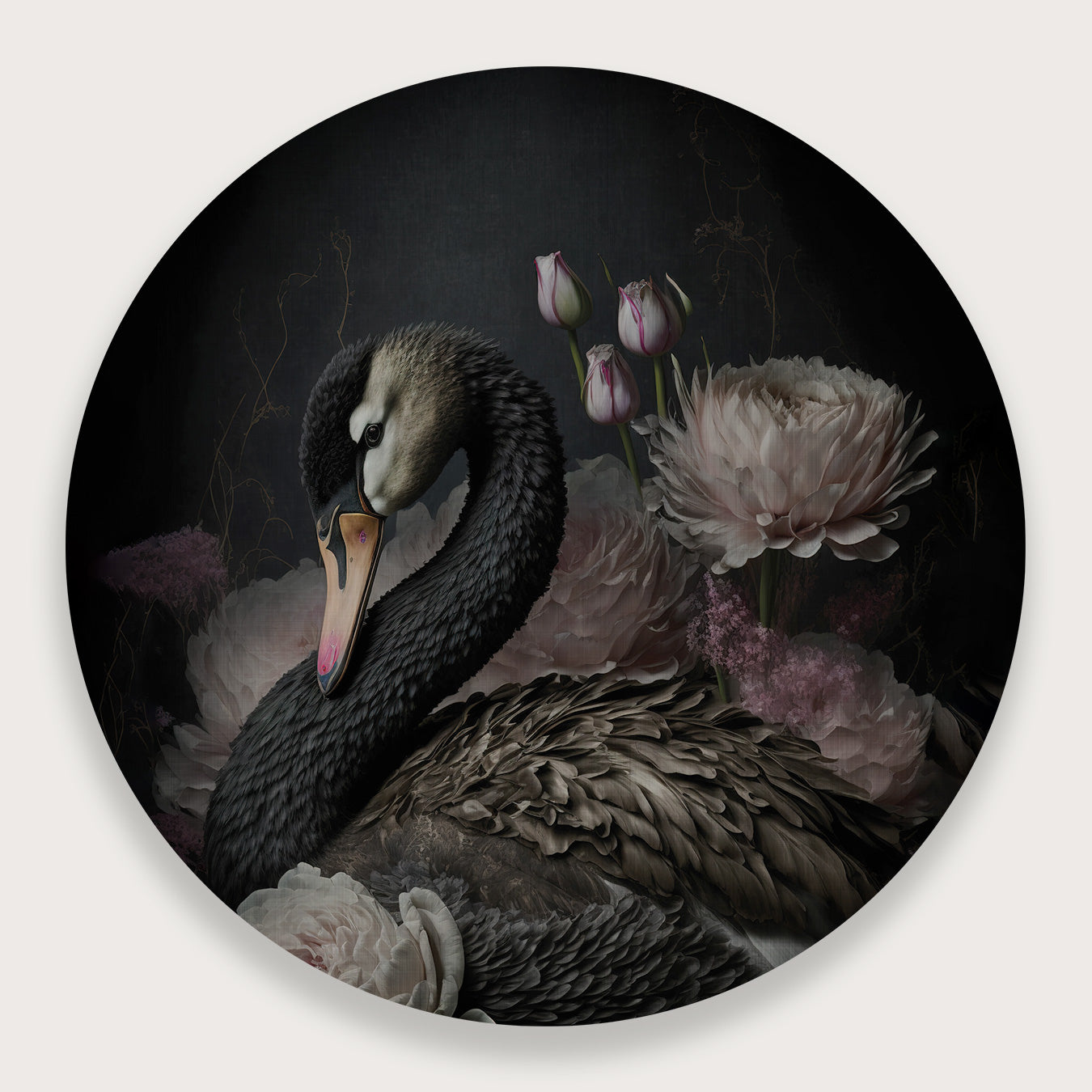 Zwarte zwaan · Muurcirkel-Muurcirkel-House of Posters-House of Posters